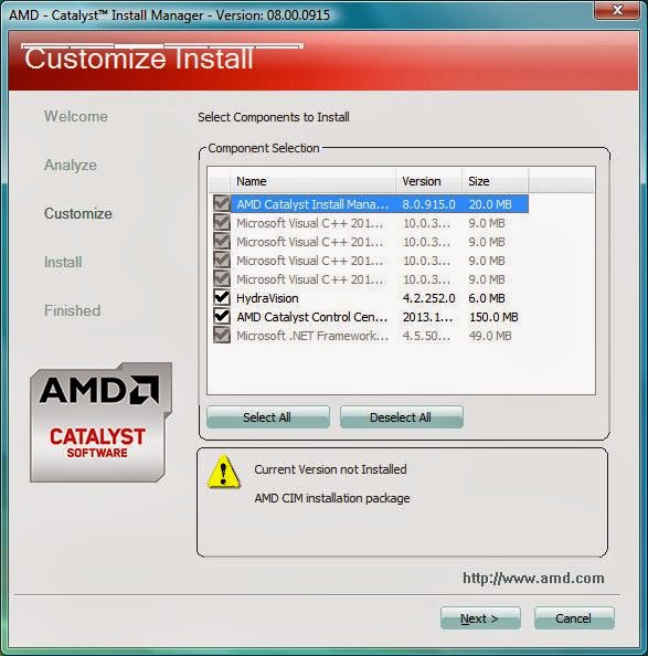 amd catalyst install manager